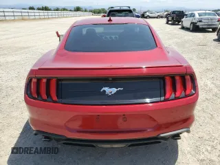 2021 Ford Mustang EcoBoost with VIN 1FA6P8TH7M5150076, listed as a Copart auction lot 59931865 with 27,455 mi miles and Salvage title. Bid and sale history available at DreamBid. Image 6.