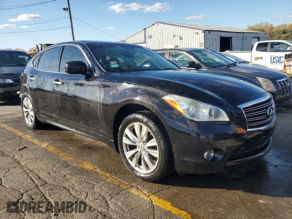 2012 Infiniti M37 with VIN JN1BY1AR5CM393479, listed as a Copart auction lot 77598814 with 174,932 mi miles and Salvage Title. Bid and sale history available at carsss.com. Image 4.