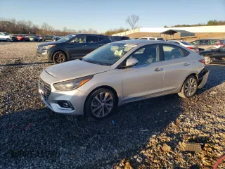 2018 Hyundai Accent Limited with VIN 3KPC34A34JE028834, listed as a Copart auction lot 85952344 with 70,655 mi miles and Salvage Title. Bid and sale history available at carsss.com. Image 1.