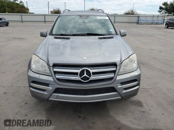 2012 Mercedes-Benz GL-Class GL 450 with VIN 4JGBF7BE2CA789948, listed as a Copart auction lot 67924834 with 0 mi miles and Clean Title. Bid and sale history available at carsss.com. Image 5.