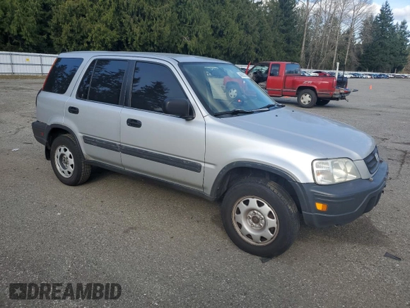 1997 Honda CR-V with VIN JHLRD1855VC036020, listed as a Copart auction lot 48995375 with 296,301 mi miles and Salvage Title. Bid and sale history available at carsss.com. Image 4.