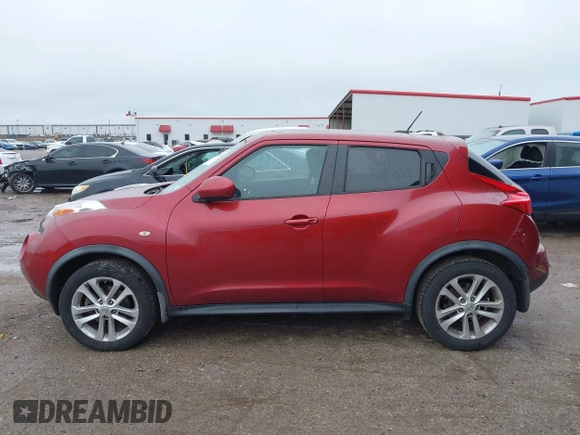 2013 Nissan Juke SV with VIN JN8AF5MR5DT209428, listed as a IAAI auction lot 41964212 with 117,469 mi miles and . Bid and sale history available at carsss.com. Image 14.