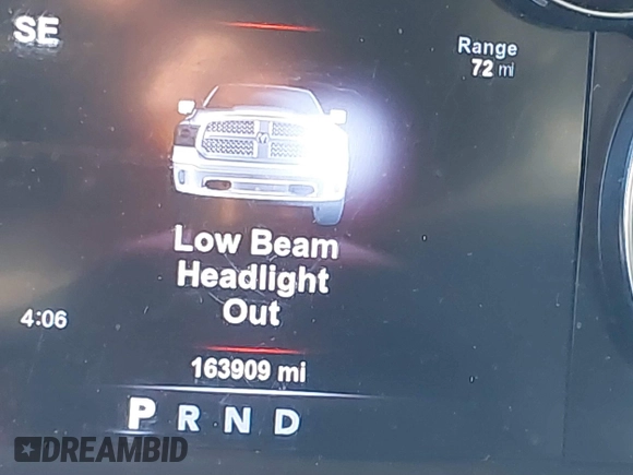 2017 Ram 1500 Big Horn with VIN 3C6RR7LT6HG665625, listed as a IAAI auction lot 41021419 with 163,909 mi miles. Bid and sale history available at carsss.com. Image 15.