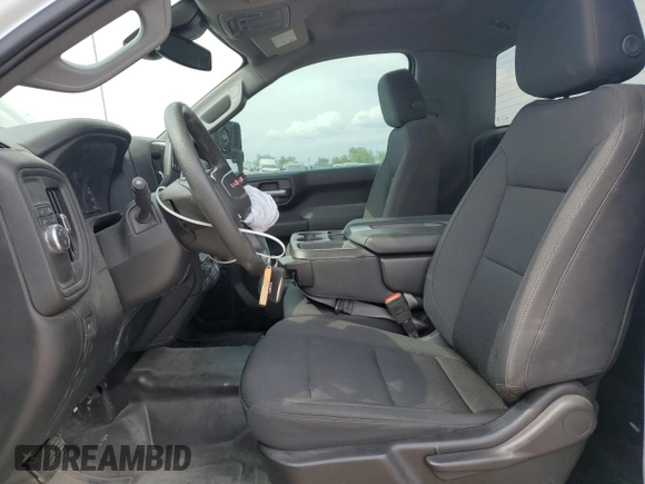 2024 GMC Sierra 1500 with VIN 1GT38LEY8RF170736, listed as a Copart auction lot 55106695 with 22,393 mi miles and Salvage Title. Bid and sale history available at DreamBid. Image 7.