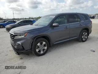 2023 Honda Pilot EX-L 7 Passenger with VIN 5FNYG1H57PB038955, listed as a Copart auction lot 44846595 with 33,847 mi miles and Non Repairable. Bid and sale history available at carsss.com. Image 1.