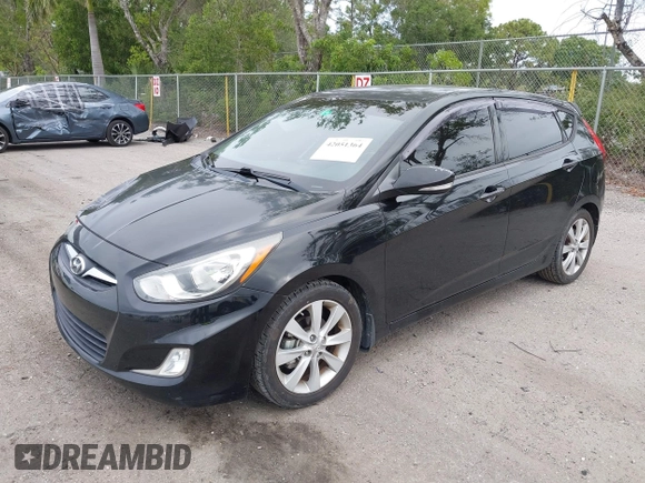 2013 Hyundai Accent SE with VIN KMHCU5AE8DU109616, listed as a IAAI auction lot 42051364 with 96,739 mi miles. Bid and sale history available at carsss.com. Image 18.