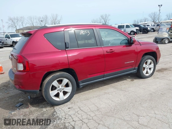 2017 Jeep Compass High Altitude with VIN 1C4NJDEB4HD191432, listed as a IAAI auction lot 41938053 with 183,621 mi miles and . Bid and sale history available at DreamBid. Image 4.