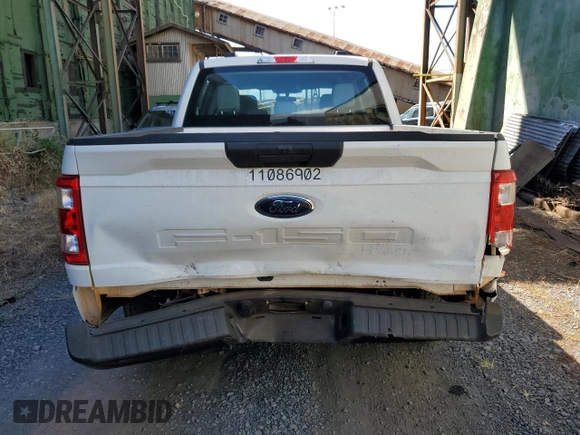 2023 Ford F-150 XL with VIN 1FTEW1EBXPKE80986, listed as a Copart auction lot 60357284 with 10,525 mi miles and Salvage Title. Bid and sale history available at carsss.com. Image 6.
