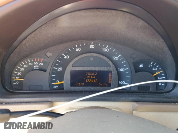 2001 Mercedes-Benz C 230/260/280/320 с VIN WDBRF61J51F116503, выставлен на аукционе Copart как лот 89135335 с пробегом 132 412 миль миль и Списание • Salvage title. История ставок и продаж доступна на DreamBid. Изображение 9.