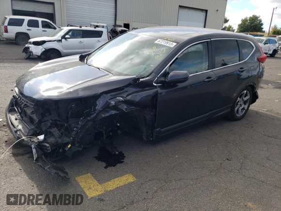 2018 Honda CR-V EX-L with VIN 2HKRW2H8XJH653774, listed as a Copart auction lot 67219913 with 90,506 mi miles and Salvage Title. Bid and sale history available at carsss.com. Image 1.