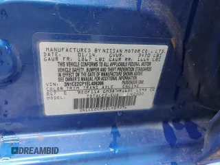 2014 Nissan Note S Plus z VIN 3N1CE2CP1EL409396, wystawiony jako Copart lot #58696295 z przebiegiem 57 001 mil mil oraz Szkoda całkowita • Salvage title. Historia ofert i sprzedaży dostępna na DreamBid. Obrazek 12.