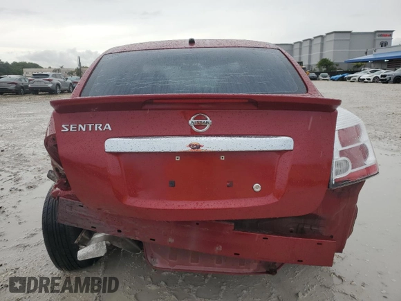 2012 Nissan Sentra SR with VIN 3N1AB6AP4CL737791, listed as a Copart auction lot 59554795 with 112,102 mi miles and Salvage title. Bid and sale history available at DreamBid. Image 6.