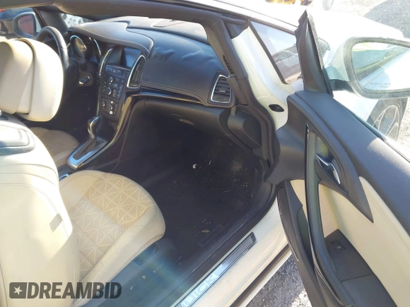 2016 Buick Cascada Premium with VIN W04WT3N58GG066069, listed as a IAAI auction lot 41642227 with 125,412 mi miles. Bid and sale history available at carsss.com. Image 5.