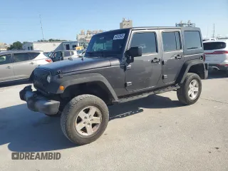 2018 Jeep Wrangler Unlimited Sport with VIN 1C4BJWDG4JL911688, listed as a Copart auction lot 64243545 with 66,718 mi miles and Salvage title. Bid and sale history available at DreamBid. Image 1.