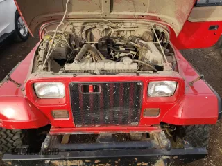 1995 Jeep Wrangler S with VIN 1J4FY19P5SP286022, listed as a Copart auction lot 82615144 with 194,475 mi miles and Clean Title. Bid and sale history available at carsss.com. Image 11.