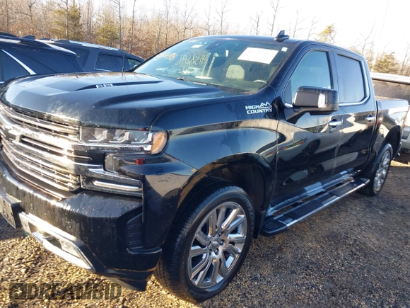 2019 Chevrolet Silverado 1500 High Country with VIN 1GCUYHEL6KZ236050, listed as a IAAI auction lot 41386918 with 105,462 mi miles. Bid and sale history available at carsss.com. Image 17.