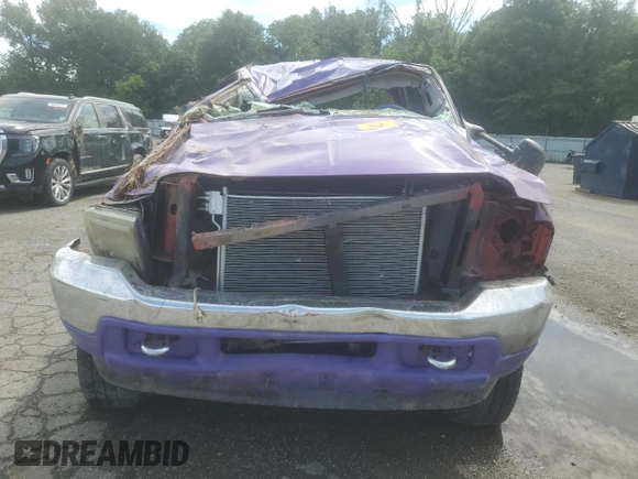 2005 Ford F-250 XL with VIN 1FTSW21P35EC79470, listed as a Copart auction lot 59625705 with 242,454 mi miles and Salvage title. Bid and sale history available at DreamBid. Image 5.