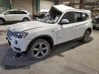 2017 BMW X3 sDrive28i with VIN 5UXWZ7C59H0U44990, listed as a Copart auction lot 84720724 with 0 mi miles and Salvage Title. Bid and sale history available at carsss.com. Image 1.