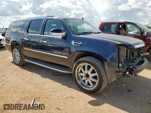 2007 Cadillac Escalade ESV with VIN 1GYFK66857R189183, listed as a Copart auction lot 62480355 with 101,024 mi miles and Clean title. Bid and sale history available at DreamBid. Image 4.