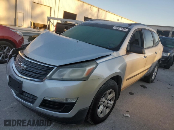 2013 Chevrolet Traverse LS with VIN 1GNKVFED9DJ124042, listed as a Copart auction lot 83077294 with 102,812 mi miles and Salvage Title. Bid and sale history available at DreamBid. Image 1.