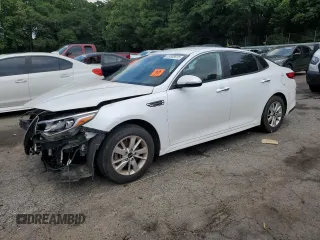 2019 Kia Optima LX z VIN 5XXGT4L32KG282629, wystawiony jako Copart lot #63508615 z przebiegiem Nie podano mil oraz Szkoda całkowita • Salvage title. Historia ofert i sprzedaży dostępna na DreamBid. Obrazek 1.