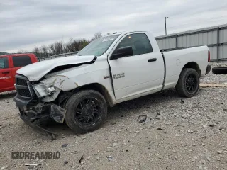 2017 Ram 1500 Express with VIN 3C6JR6AT9HG791925, listed as a Copart auction lot 82284094 with 95,740 mi miles and Salvage title. Bid and sale history available at DreamBid. Image 1.