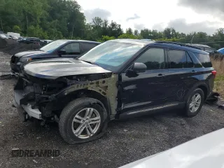 2023 Ford Explorer XLT z VIN 1FMSK8DH7PGB18528, wystawiony jako Copart lot #59124775 z przebiegiem 49 390 mil mil oraz Nie do naprawy • Non repairable. Historia ofert i sprzedaży dostępna na DreamBid. Obrazek 1.