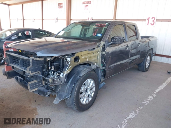 2023 Nissan Frontier SV with VIN 1N6ED1FJ9PN671676, listed as a IAAI auction lot 41668838 with 22,105 mi miles and . Bid and sale history available at DreamBid. Image 2.