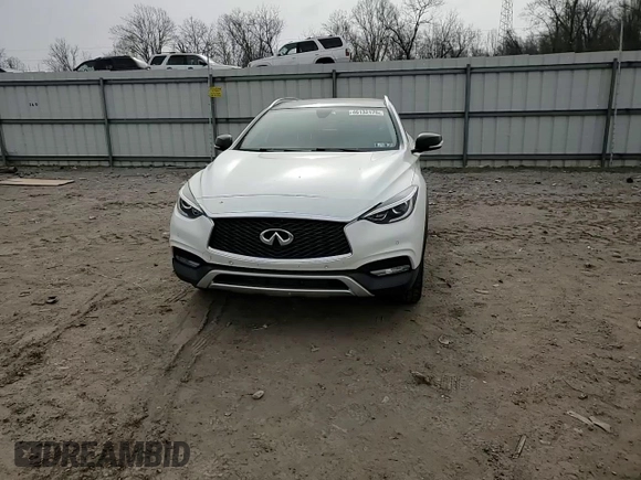 2017 Infiniti QX30 Premium with VIN SJKCH5CR3HA031792, listed as a Copart auction lot 46132175 with 101,870 mi miles and Salvage title. Bid and sale history available at DreamBid. Image 12.