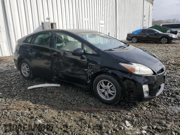 2010 Toyota Prius II with VIN JTDKN3DU2A0210416, listed as a Copart auction lot 52500955 with 216,923 mi miles and Salvage Title. Bid and sale history available at carsss.com. Image 4.