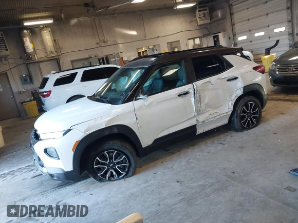 2021 Chevrolet TrailBlazer ACTIV with VIN KL79MSSL3MB163182, listed as a IAAI auction lot 41632021 with 45,506 mi miles and . Bid and sale history available at DreamBid. Image 2.