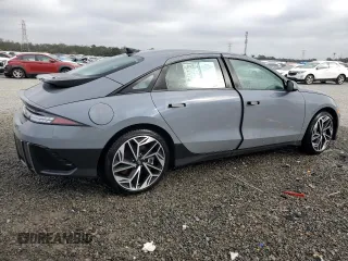 2023 Hyundai IONIQ 6 SEL with VIN KMHM34AA6PA032250, listed as a Copart auction lot 85628954 with 13,699 mi miles and Salvage Title. Bid and sale history available at carsss.com. Image 3.