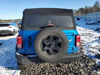 2023 Ford Bronco with VIN 1FMDE5BH0PLB15673, listed as a Copart auction lot 87823915 with 24,749 mi miles and Salvage Title. Bid and sale history available at DreamBid. Image 6.