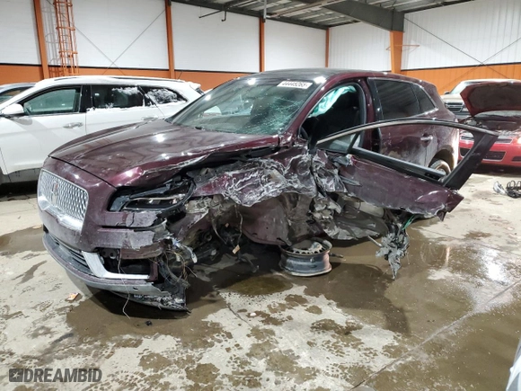 2020 Lincoln Nautilus Reserve with VIN 2LMPJ8K90LBL12750, listed as a Copart auction lot 44445265 with 0 mi miles and Non Repairable. Bid and sale history available at carsss.com. Image 1.