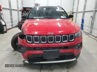 2024 Jeep Compass Limited with VIN 3C4NJDCN2RT597461, listed as a Copart auction lot 52516595 with 17,639 mi miles and Salvage Title. Bid and sale history available at carsss.com. Image 5.
