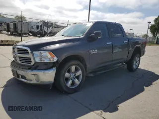 2017 Ram 1500 Big Horn with VIN 1C6RR7LM8HS872244, listed as a Copart auction lot 53656155 with 75,822 mi miles and Salvage Title. Bid and sale history available at carsss.com. Image 1.