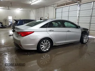 2014 Hyundai Sonata SE with VIN 5NPEC4AC6EH908752, listed as a Copart auction lot 53448735 with 156,474 mi miles and Salvage Title. Bid and sale history available at DreamBid. Image 3.