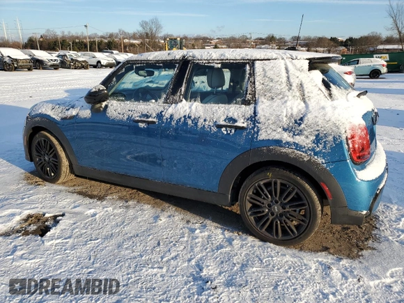2022 MINI Hardtop 4 Door Cooper S with VIN WMW53DK08N2S29603, listed as a Copart auction lot 85194284 with 14,121 mi miles and Salvage title. Bid and sale history available at DreamBid. Image 2.