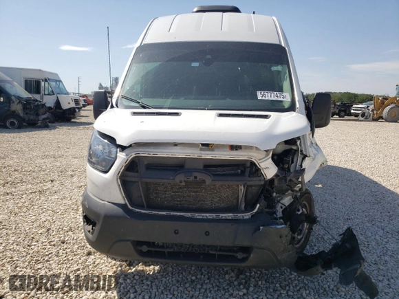 2021 Ford Transit Cargo with VIN 1FTBW3X85MKA89109, listed as a Copart auction lot 56777475 with Not provided miles and Salvage title. Bid and sale history available at DreamBid. Image 5.