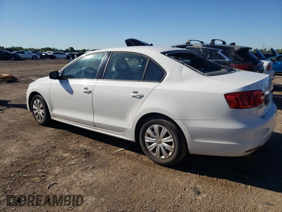 2013 Volkswagen Jetta Sedan S with VIN 3VW2K7AJ7DM209593, listed as a Copart auction lot 61028614 with 160,789 mi miles and Salvage Title. Bid and sale history available at carsss.com. Image 2.