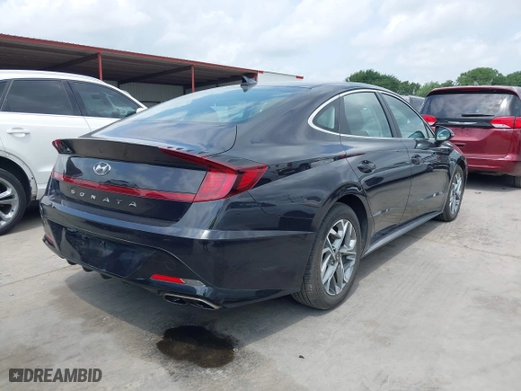 2023 Hyundai Sonata SEL with VIN KMHL64JA8PA270894, listed as a IAAI auction lot 42124828 with 51,411 mi miles. Bid and sale history available at carsss.com. Image 4.