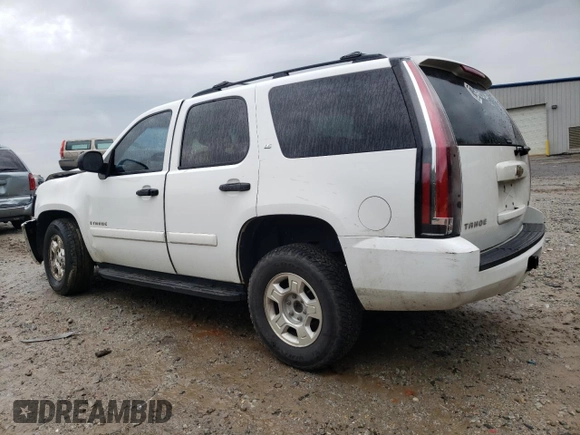 2007 Chevrolet Tahoe LS with VIN 1GNFC13037R397901, listed as a Copart auction lot 58802345 with Not provided miles and Salvage title. Bid and sale history available at DreamBid. Image 2.