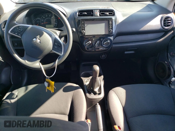 2019 Mitsubishi Mirage G4 ES with VIN ML32F3FJ3KHF03072, listed as a Copart auction lot 63663303 with 15,522 mi miles. Bid and sale history available at carsss.com. Image 8.