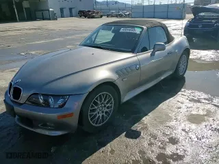 2002 BMW Z3 2.5i with VIN 4USCN334X2LK51845, listed as a Copart auction lot 48044055 with 163,214 mi miles and Salvage Title. Bid and sale history available at carsss.com. Image 10.