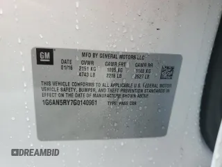 2016 Cadillac ATS-V z VIN 1G6AN5RY7G0140961, wystawiony jako Copart lot #54728145 z przebiegiem 59 215 mil mil oraz Szkoda całkowita • Salvage title. Historia ofert i sprzedaży dostępna na DreamBid. Obrazek 12.