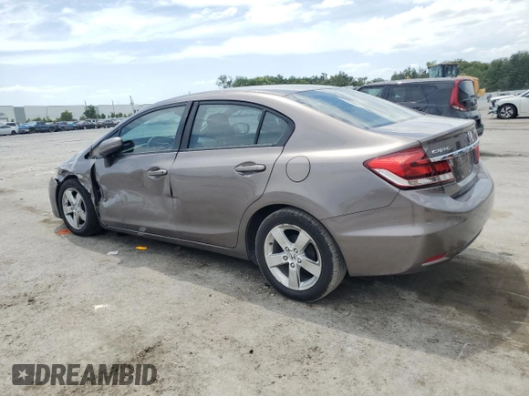 2015 Honda Civic LX with VIN 19XFB2F58FE034450, listed as a Copart auction lot 54475435 with 162,242 mi miles and Salvage Title. Bid and sale history available at carsss.com. Image 2.