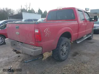 2012 Ford Super Duty F-250 SRW XL with VIN 1FT7W2B60CEC80505, listed as a IAAI auction lot 41380800 with 223,927 mi miles. Bid and sale history available at carsss.com. Image 4.
