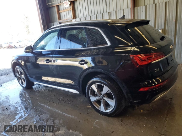 2023 Audi Q5 Premium Plus with VIN WA1BBAFY6P2047225, listed as a Copart auction lot 55093445 with 35,998 mi miles and Salvage title. Bid and sale history available at DreamBid. Image 2.