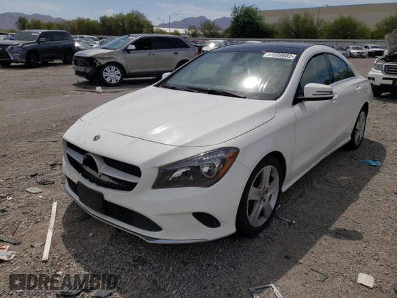 2019 Mercedes-Benz CLA with VIN WDDSJ4EB0KN740523, listed as a Copart auction lot 54609682 with 35,692 mi miles. Bid and sale history available at carsss.com. Image 2.