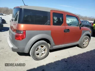 2005 Honda Element EX with VIN 5J6YH28695L029867, listed as a Copart auction lot 46743975 with 244,334 mi miles and Clean Title. Bid and sale history available at DreamBid. Image 3.